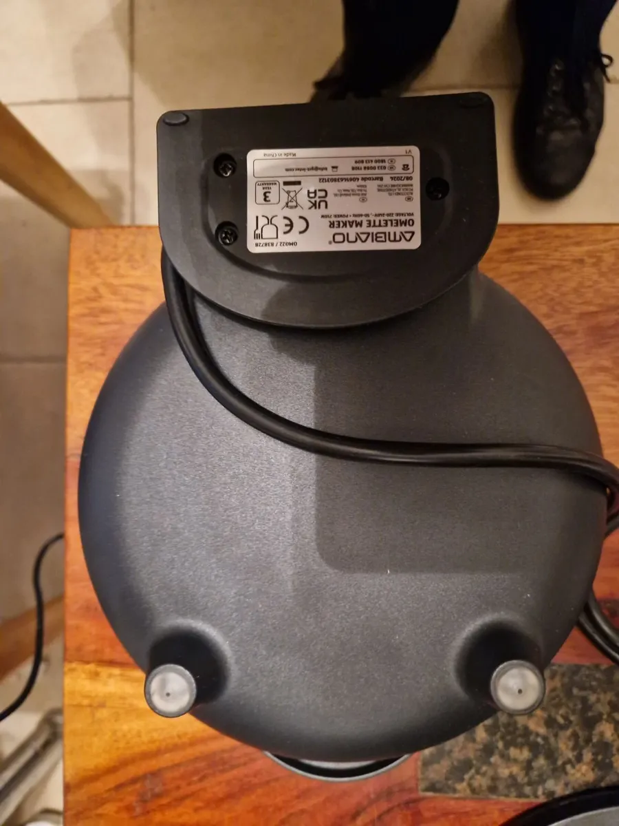New in Box Ambiano Electric Omelette Maker - Image 4