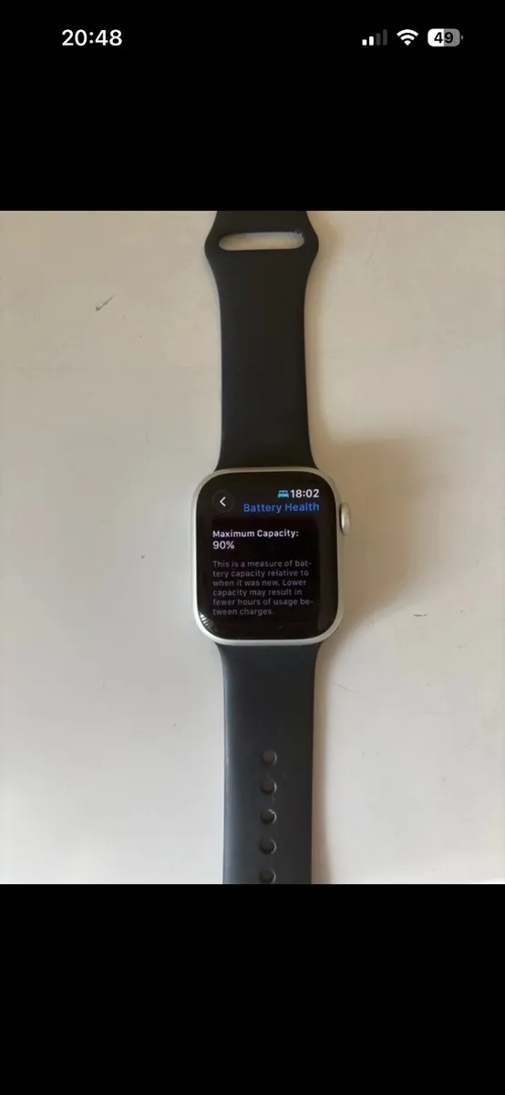 Apple Watch Series 9 GPS - 41mm Silver Aluminium C - Image 3