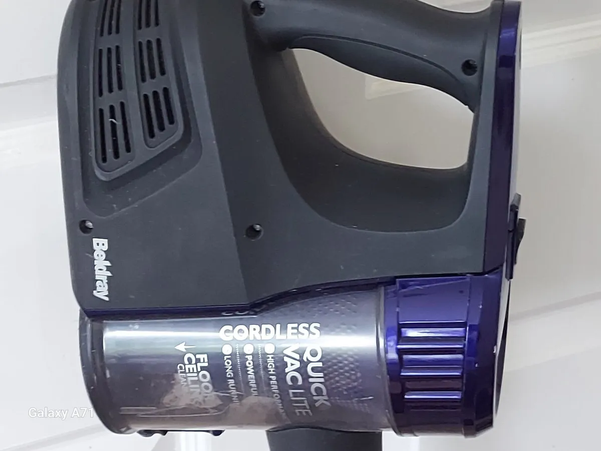 BELDRAY Cordless Quick Vac Lite, Model BEL0737 - Image 3