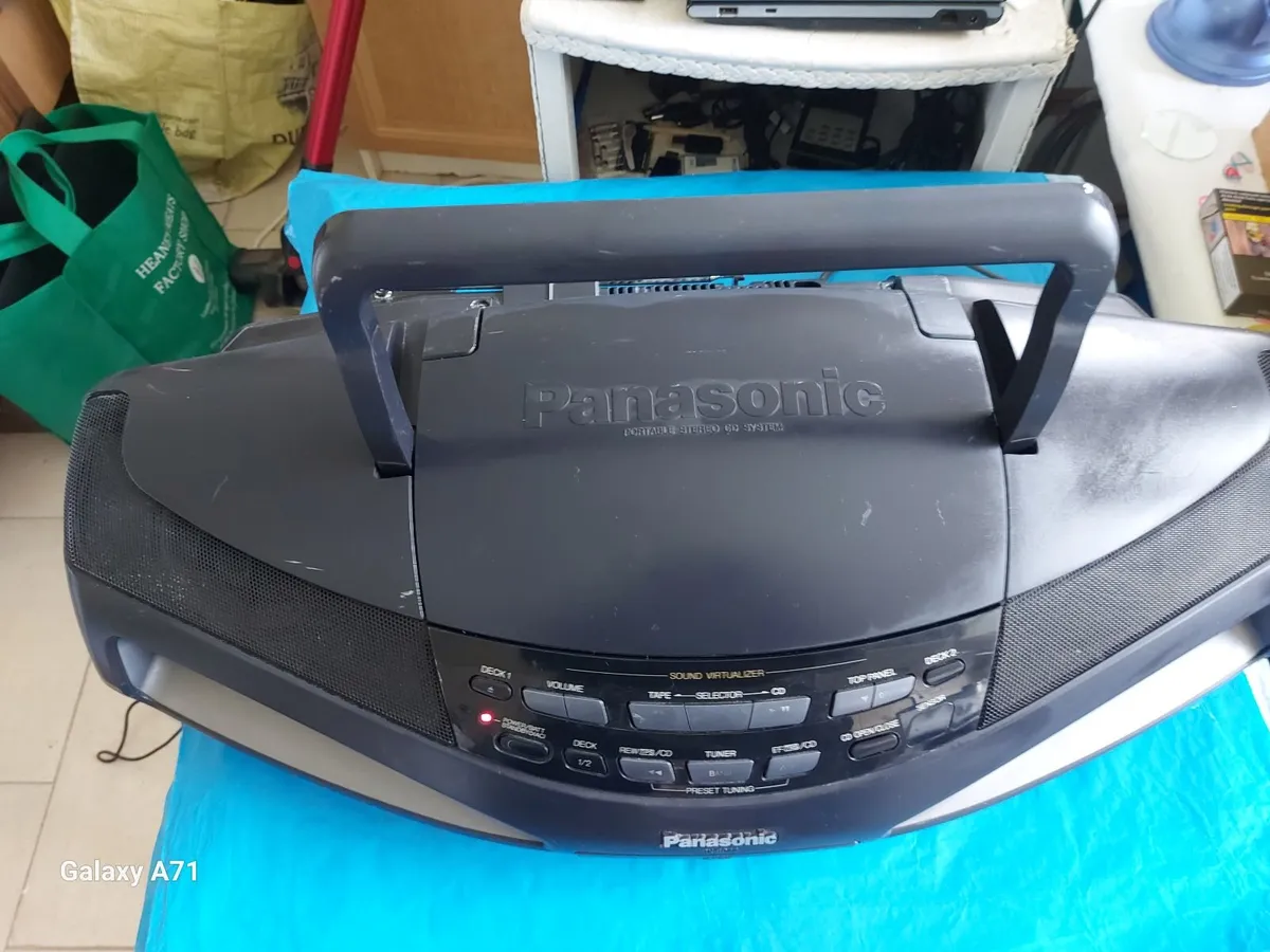 Panasonic RX-ED77 Boombox Portable Stereo - Image 2