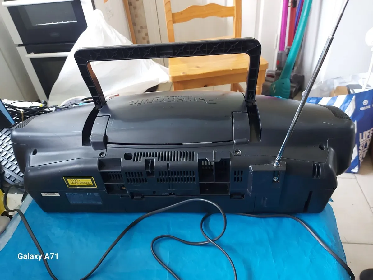 Panasonic RX-ED77 Boombox Portable Stereo - Image 4
