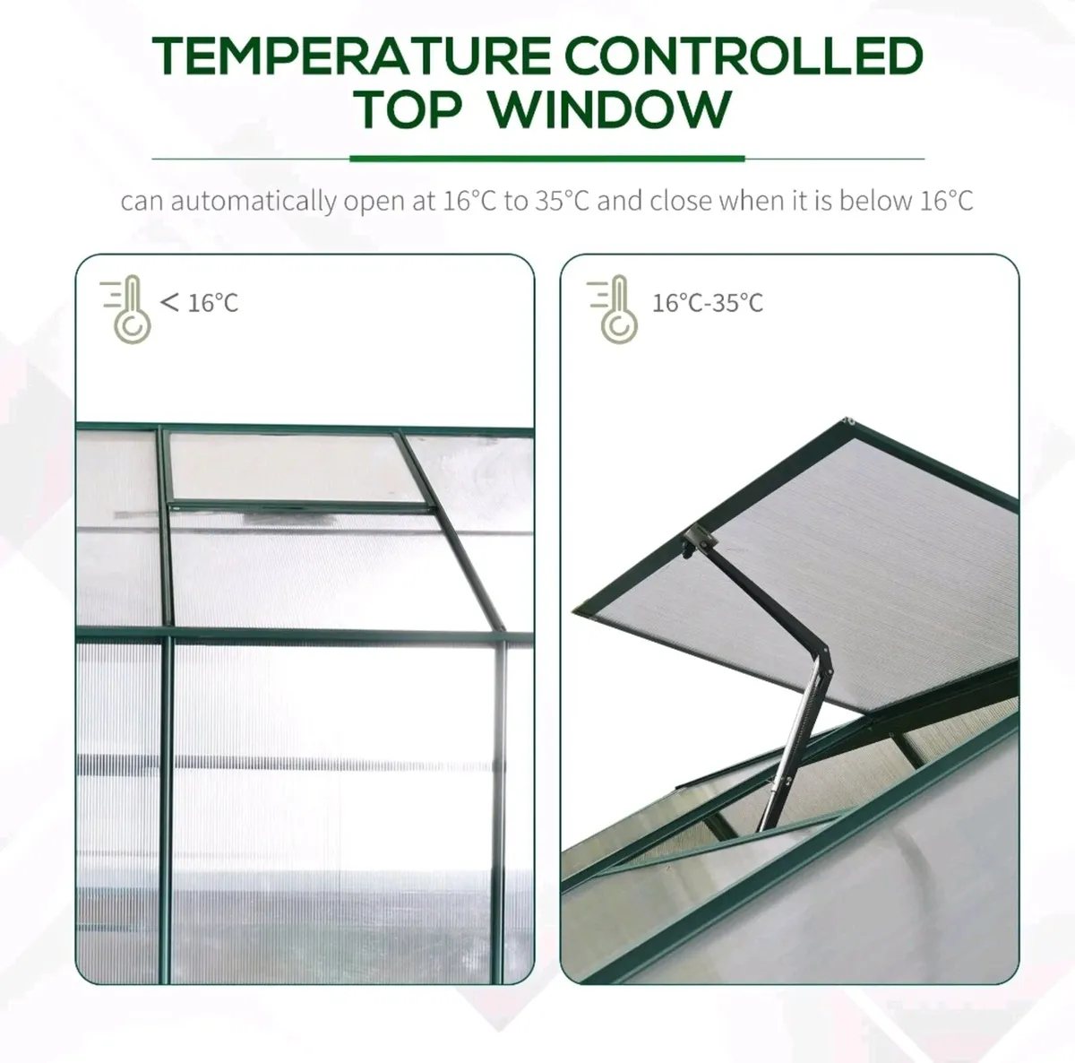 New Garden Walk-in Polycarbonate
Greenhouse 6x8ft - Image 4