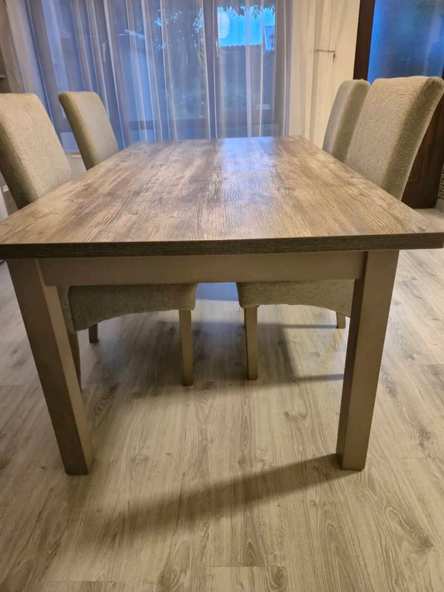 Dinning table and chairs - Image 2