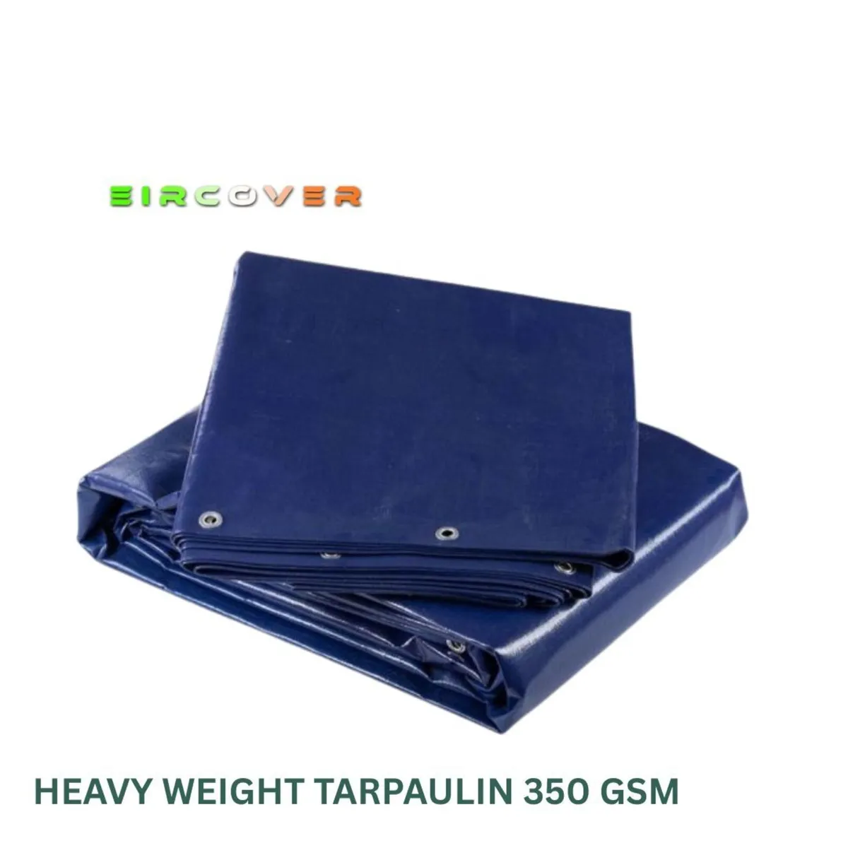 Heavyweight Tarpaulin 5m x 11m (16' - 36') 350 gsm - Image 1