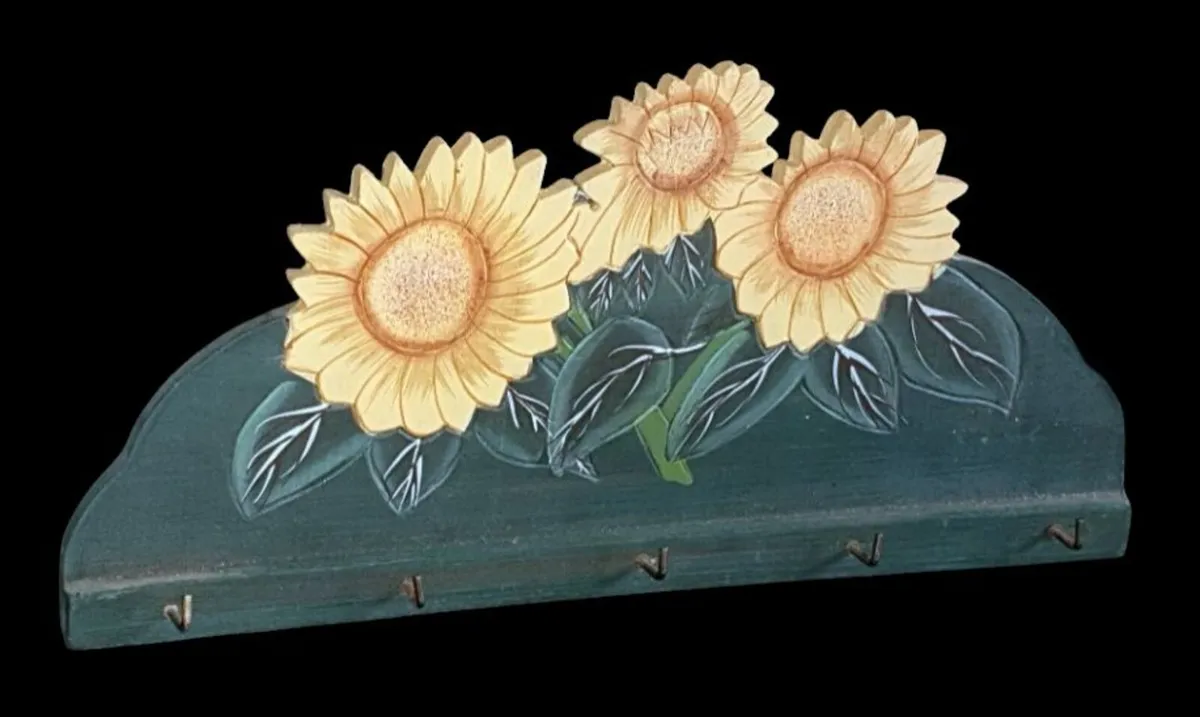 Harrods "Country Kitchen" Sunflower Key Rack - Image 1
