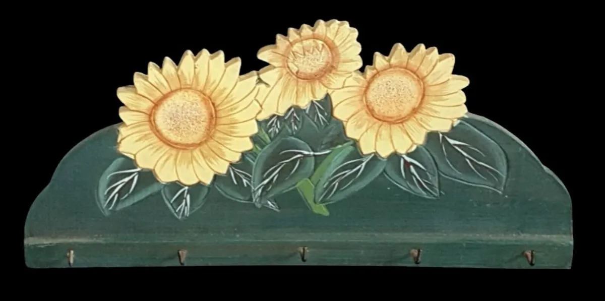 Harrods "Country Kitchen" Sunflower Key Rack - Image 4