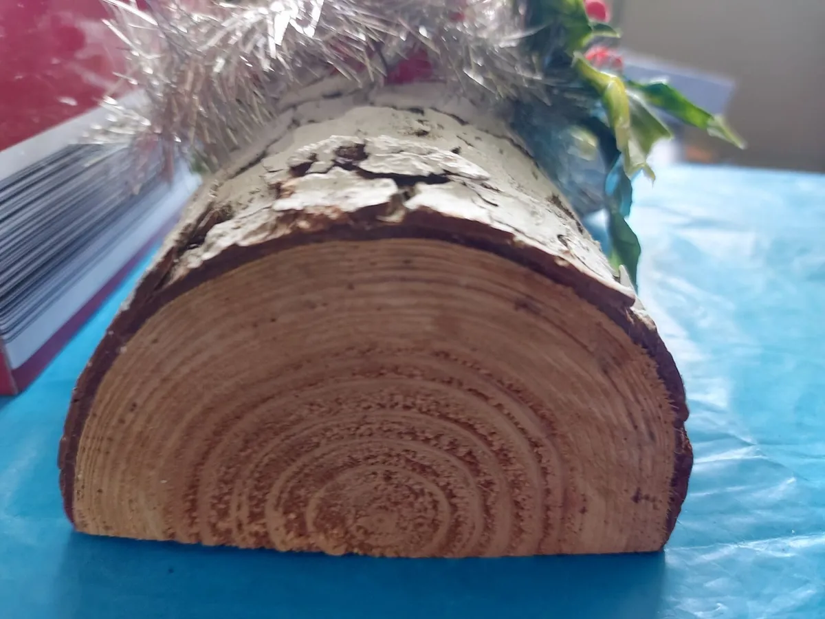 CHRISTMAS LOG CANDLE with BULB - Image 3