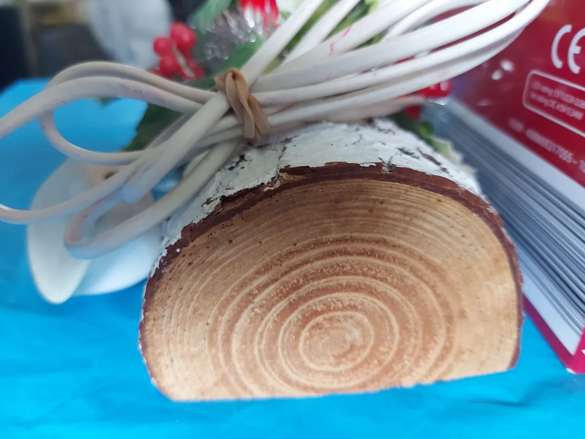 CHRISTMAS LOG CANDLE with BULB - Image 4