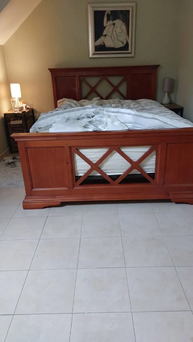 Solid Cherry Wood Bedroom Suite - Image 1