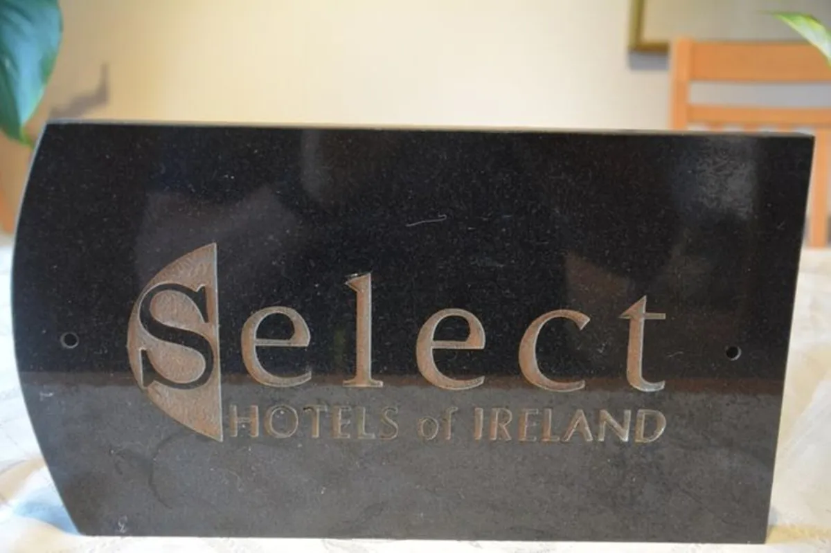 Vintage marble sign - Select Hotels of Ireland - Image 2