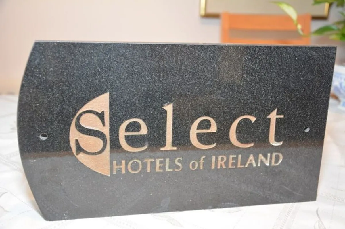 Vintage marble sign - Select Hotels of Ireland - Image 3