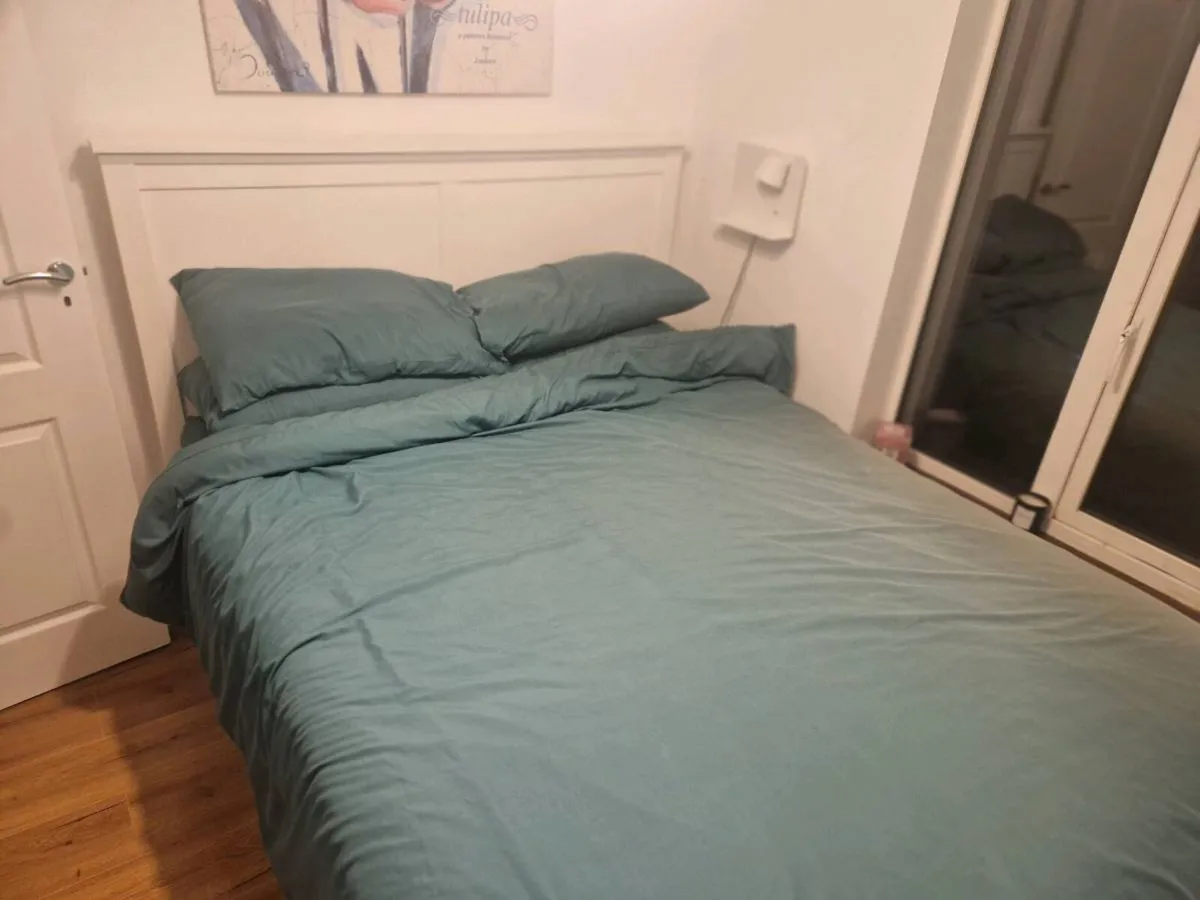King Bed and Mattress - Image 2