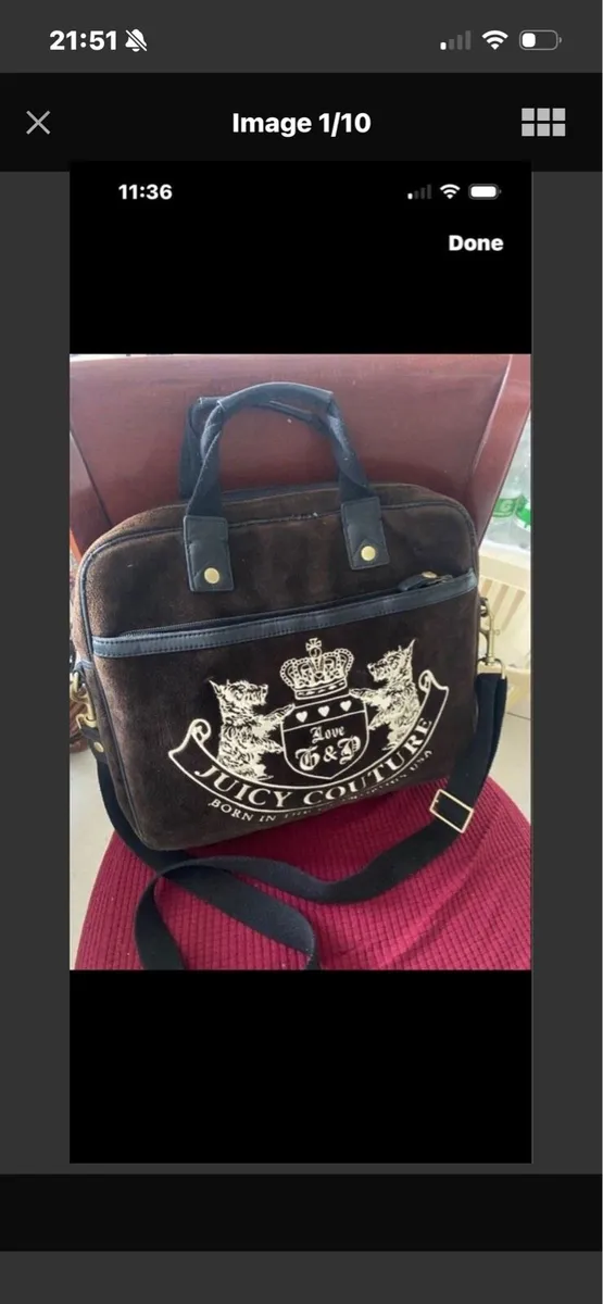 Juicy Couture Computer Bag/ Handbag - Image 1