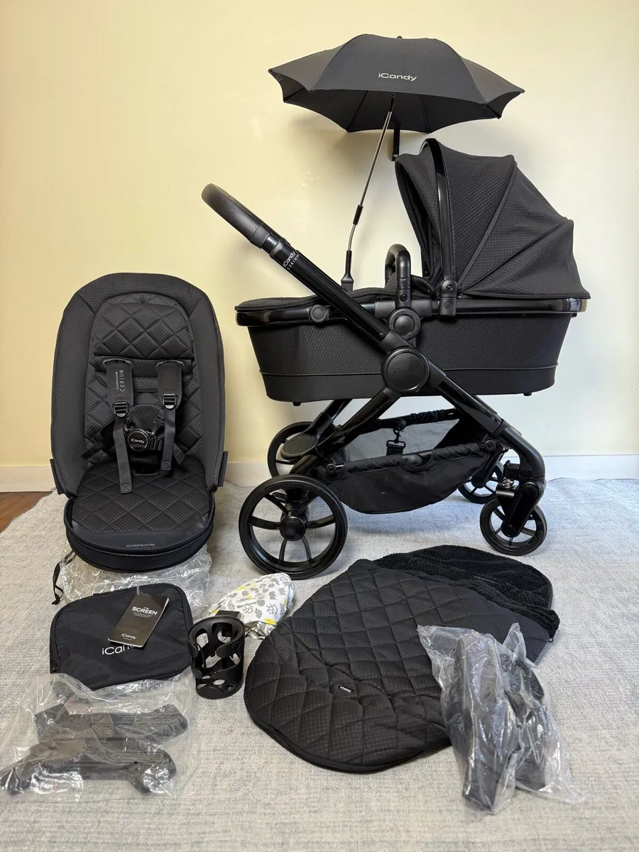 Icandy peach 7 cerium collection pram buggy travel - Image 1