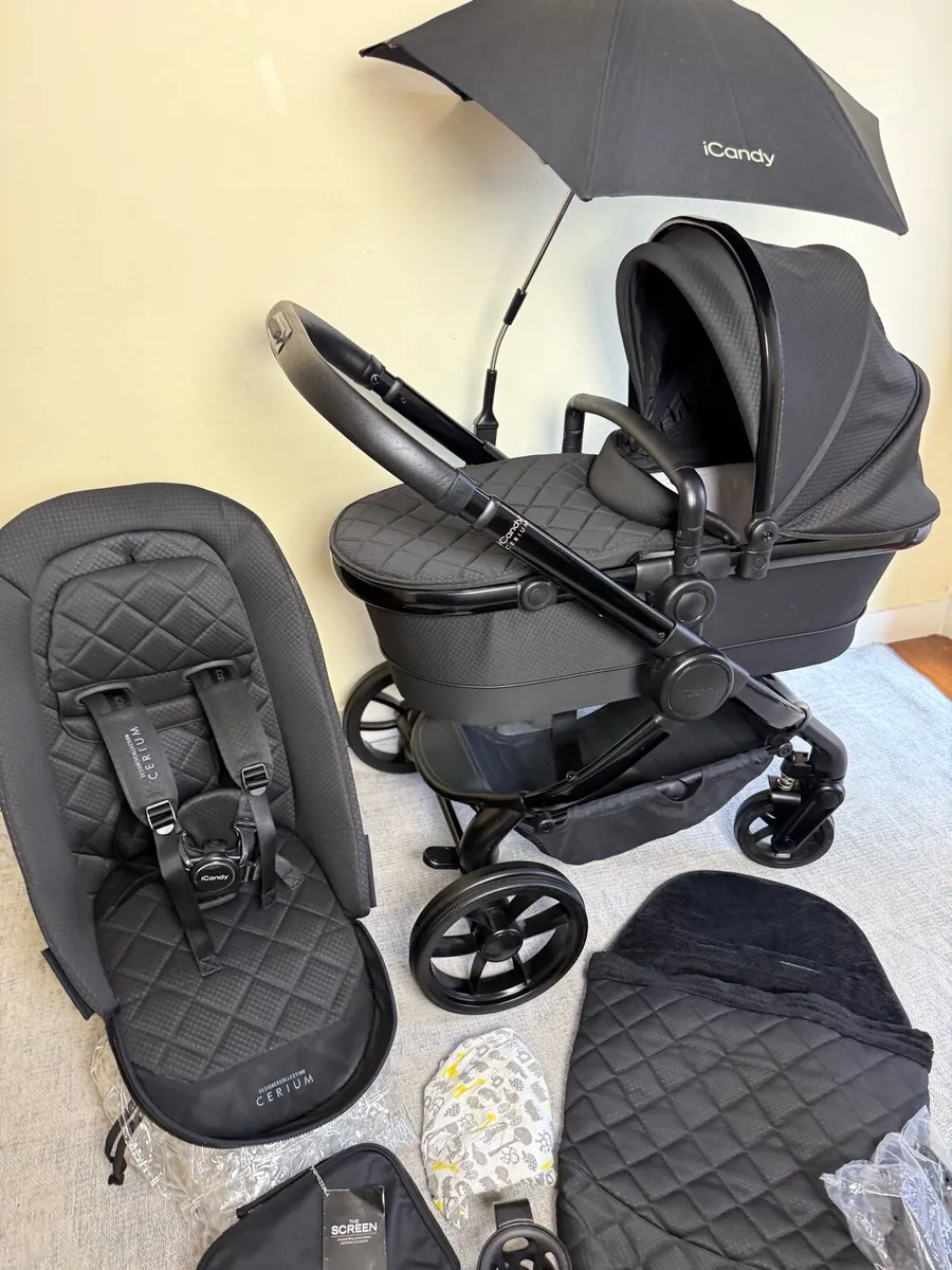 Icandy peach 7 cerium collection pram buggy travel - Image 2