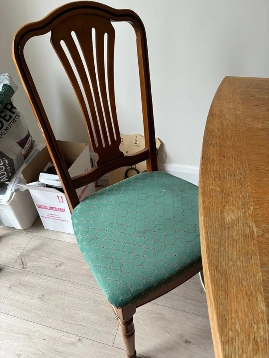 Solid Wooden Table ( 6 chairs) - Image 2