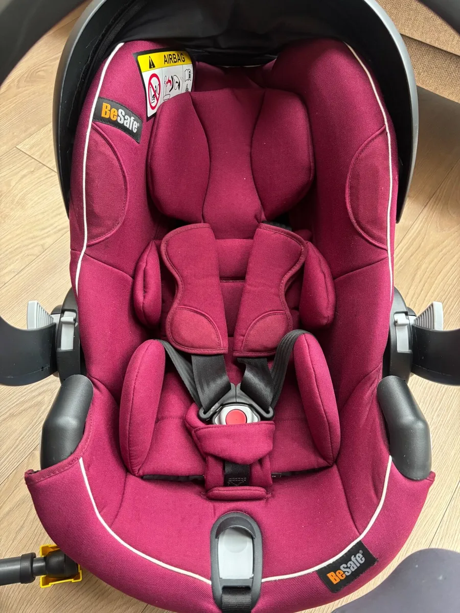 Be Safe Baby Car Seat w/iso fix - Image 3
