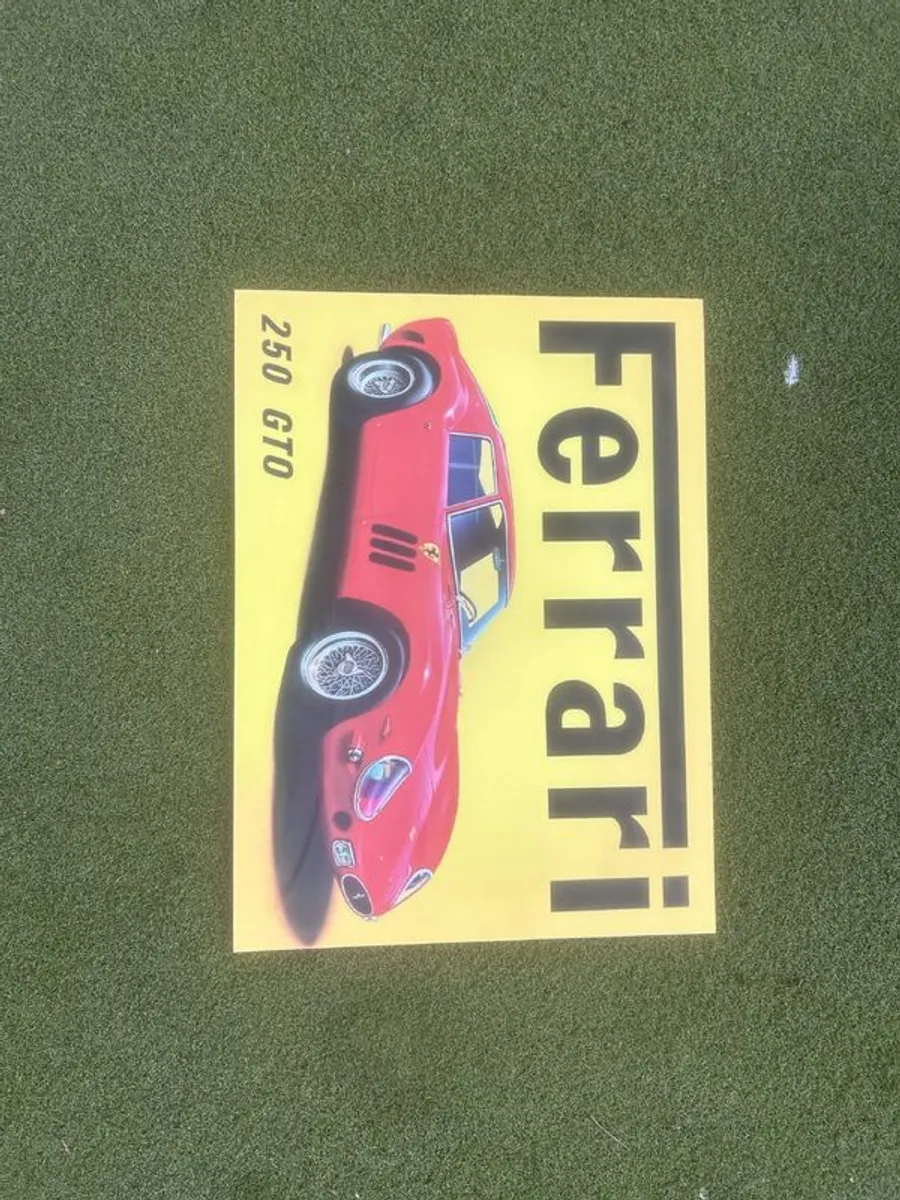 Ferrari 250 GTO Aluminium Sign - Image 2