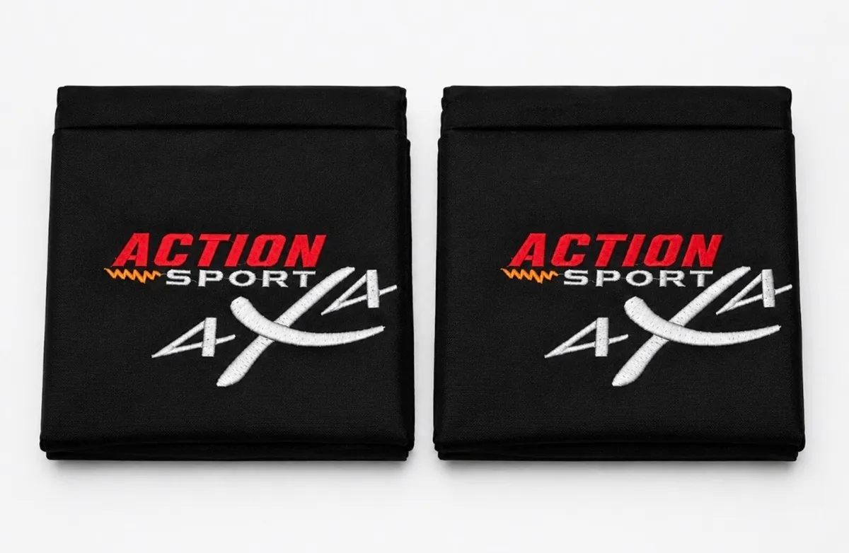 ACTION SPORT 4×4 HEAVY DUTY SEAT COVERS – BLACK - Image 1