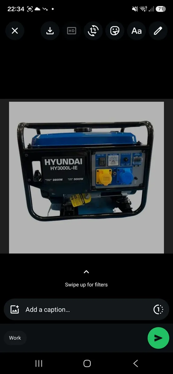 Hyundai generator