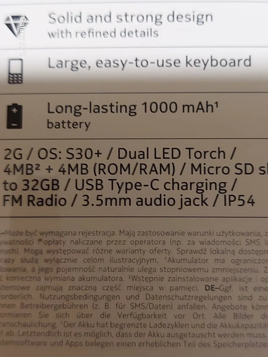 NEW AND SEALED Nokia 105 Dual Sim Mobile - Image 4