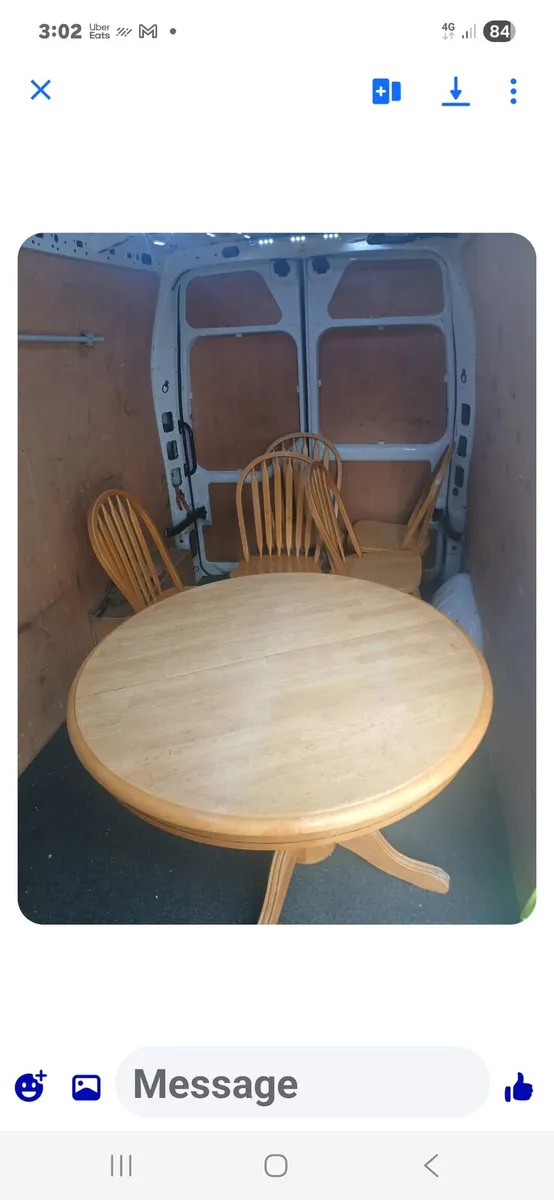 Table and chairs