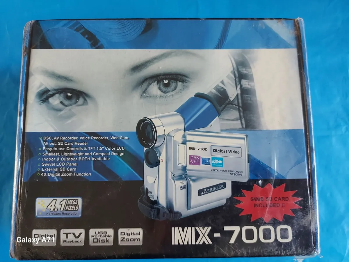 New and Sealed MX-7000 Digital Camera Camcorder - Image 4