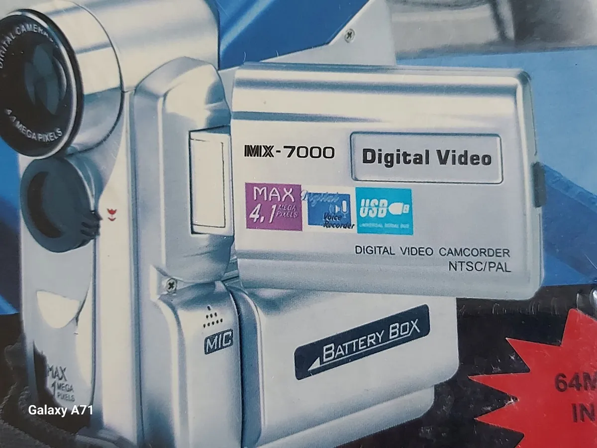 New and Sealed MX-7000 Digital Camera Camcorder - Image 2