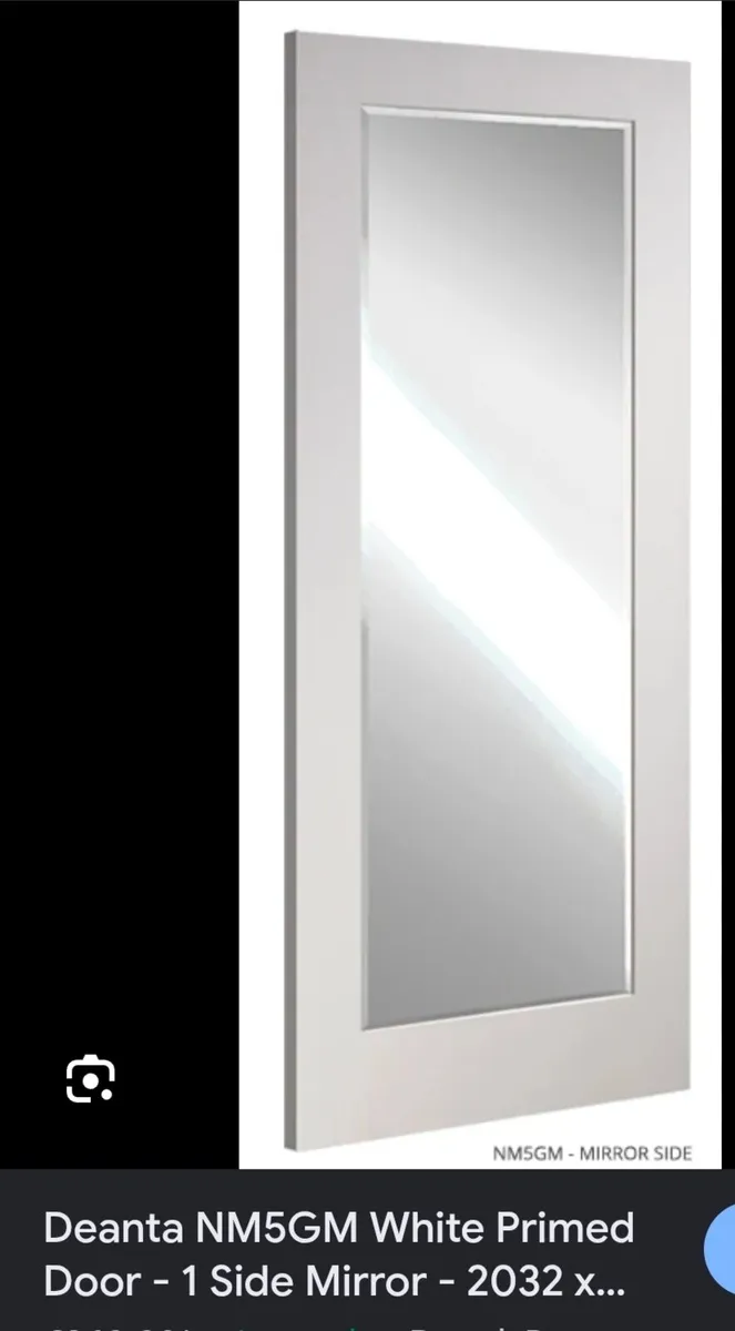 Déanta Sliding Shaker Door - Mirror one side - Image 1