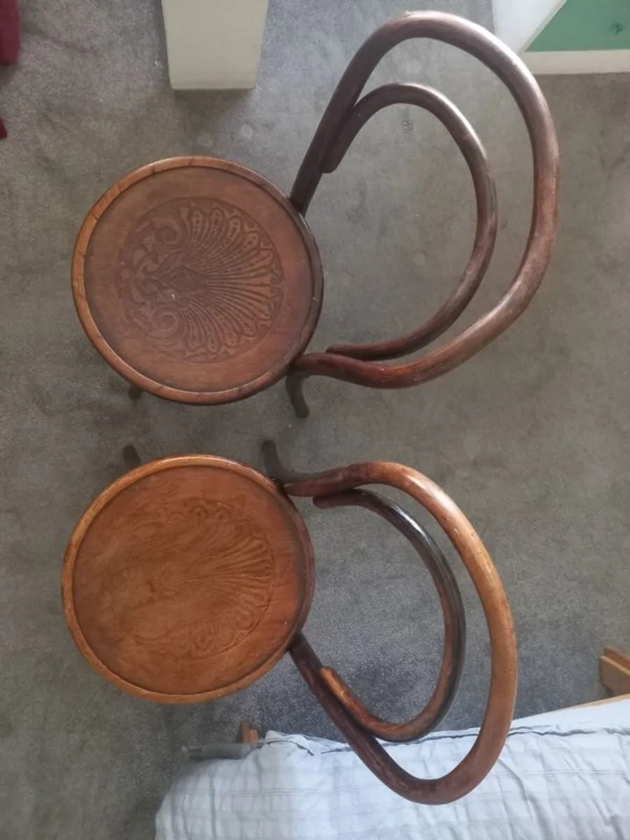 2 bentwood chairs - Image 2