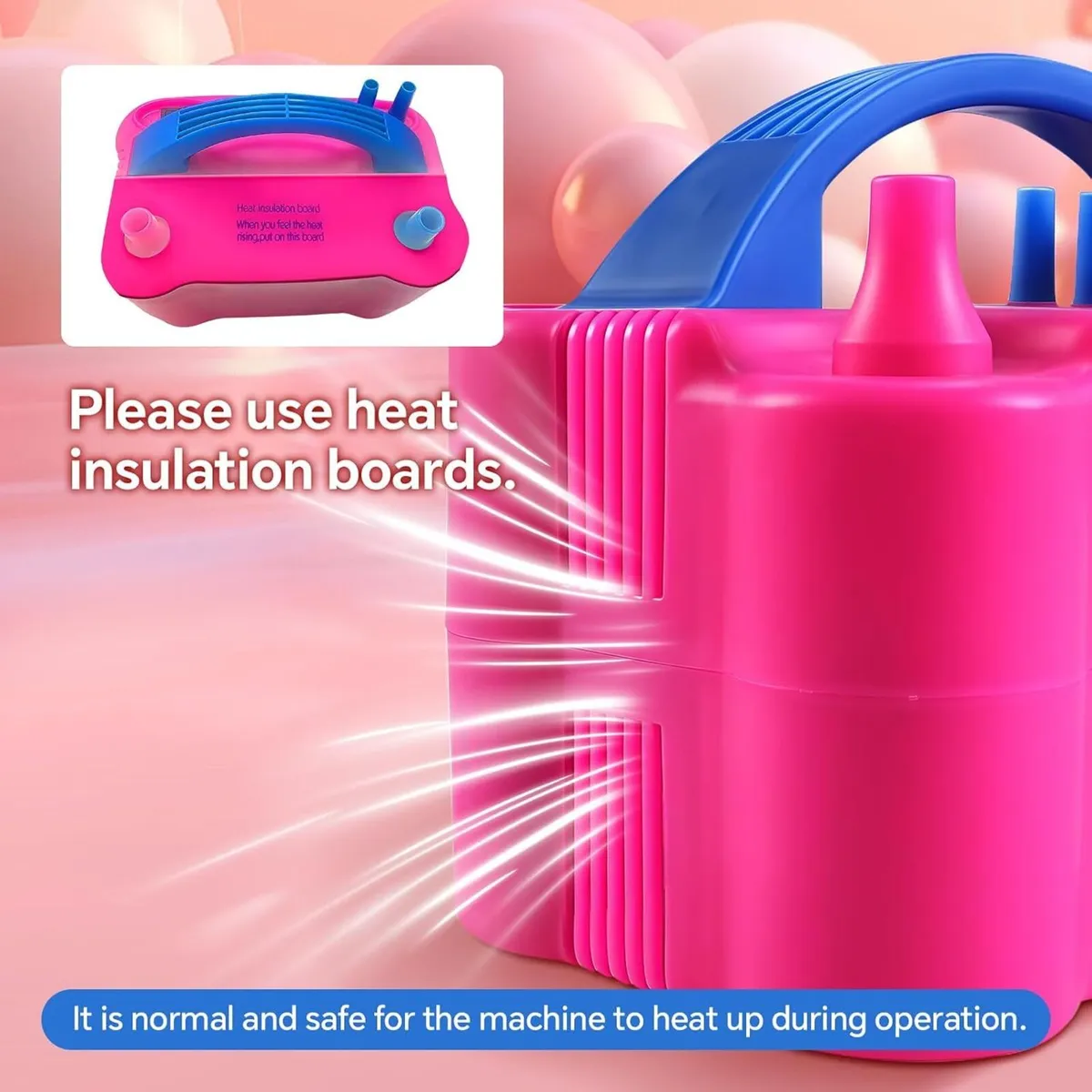 Electric Balloon Pump Dual Nozzle Inflator - Image 2