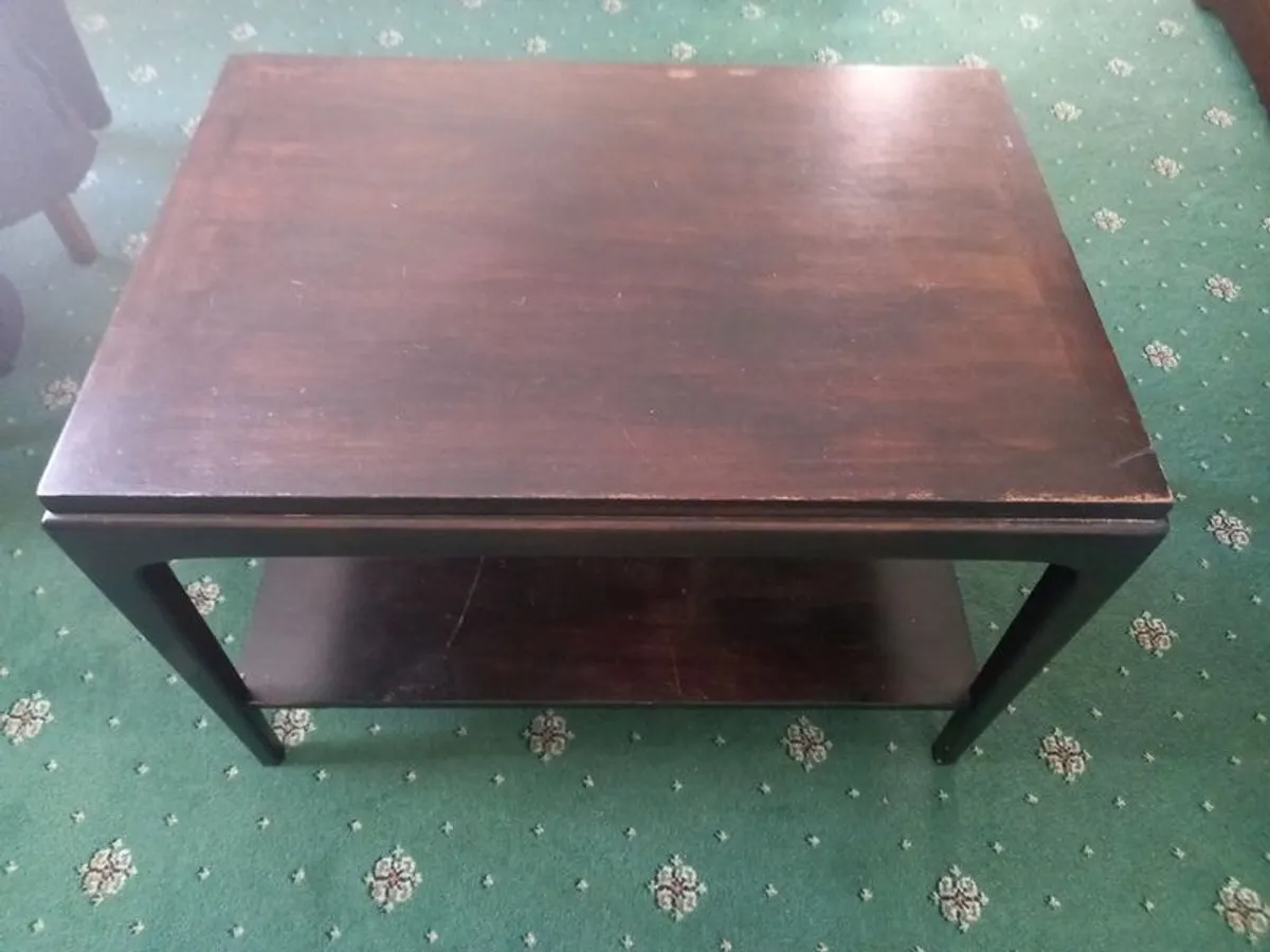 Solid hardwood coffee table - Image 1