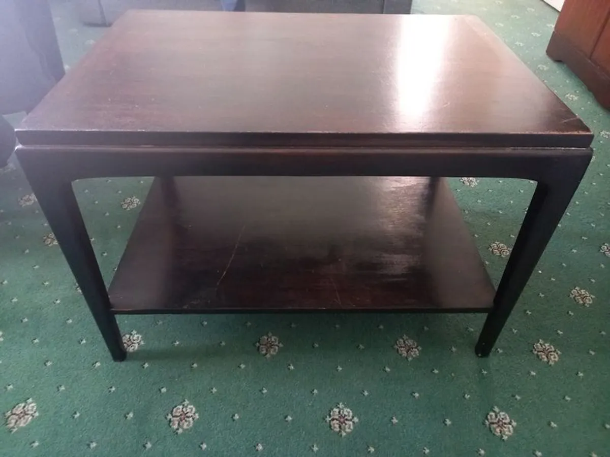 Solid hardwood coffee table - Image 2