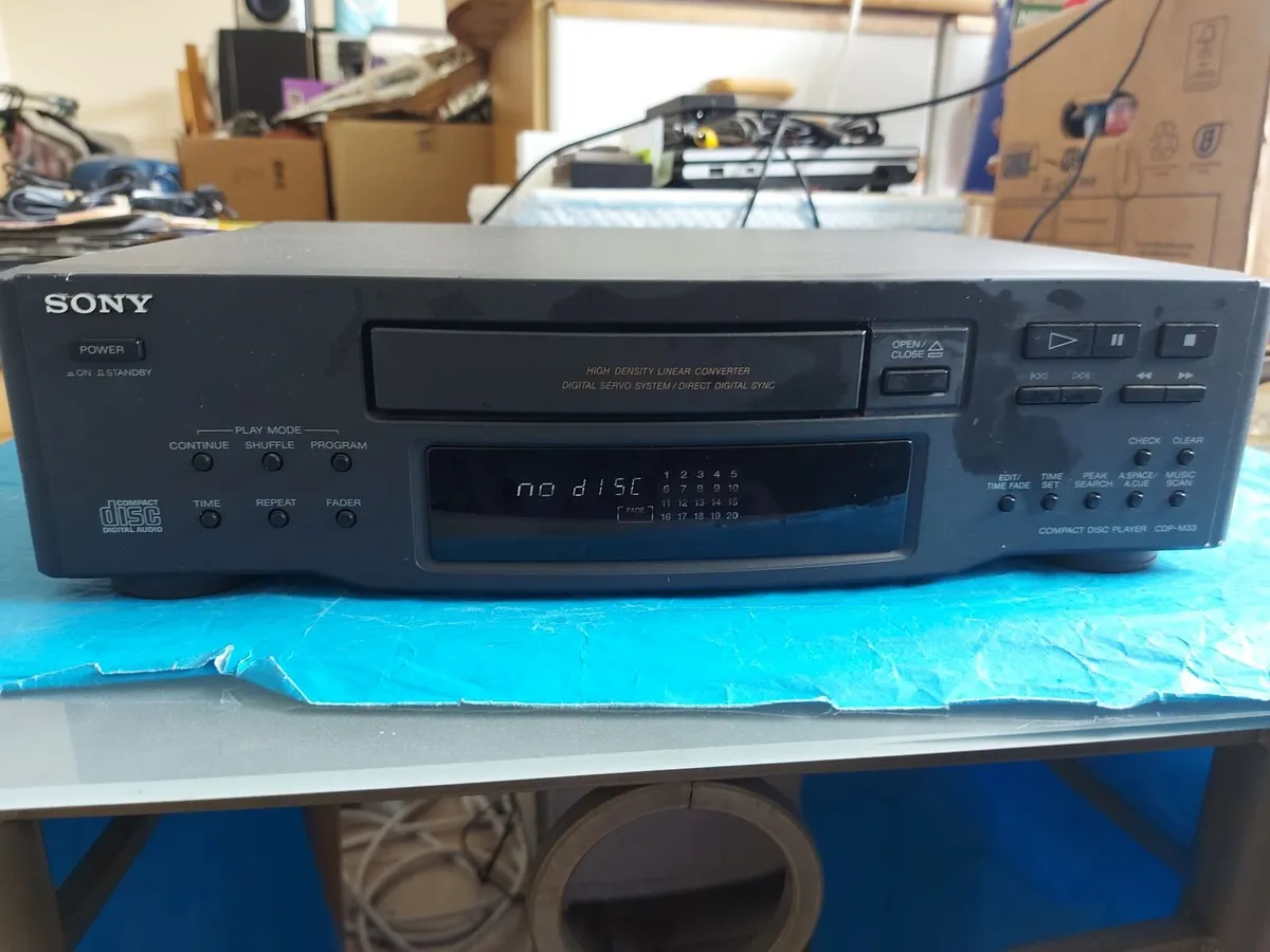 Sony Compact Disc Player, Model No CDP-M33, - Image 1