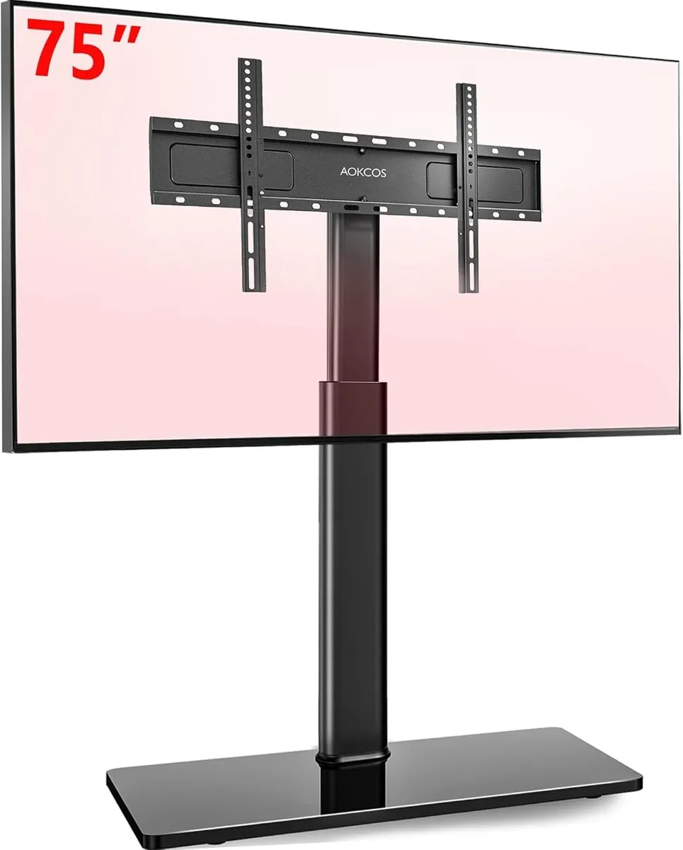 TV Floor Stand Tall for 43 to 75 - Image 1
