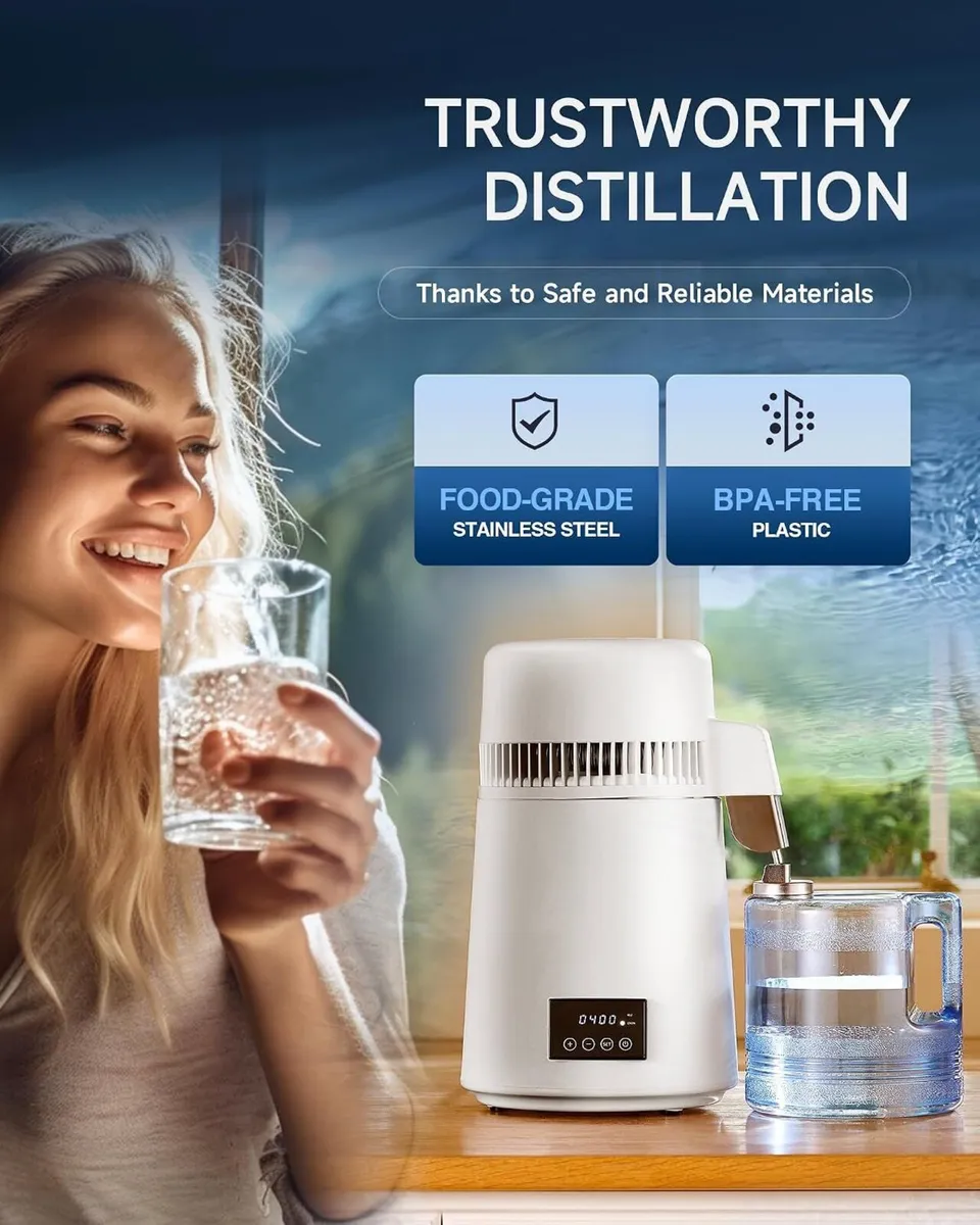 4L Water Distiller with Reservation Auto-Off 750W - Image 4