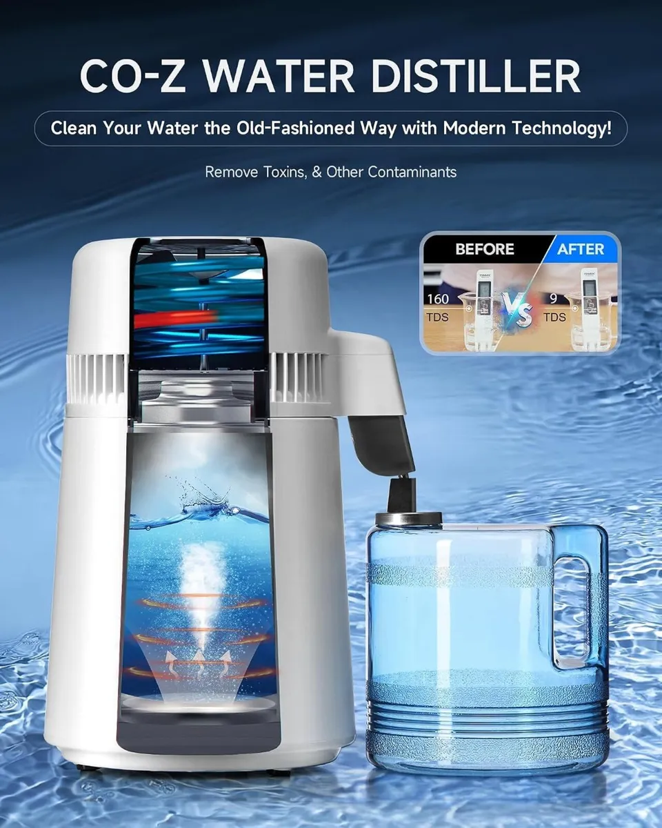 4L Water Distiller with Reservation Auto-Off 750W - Image 2