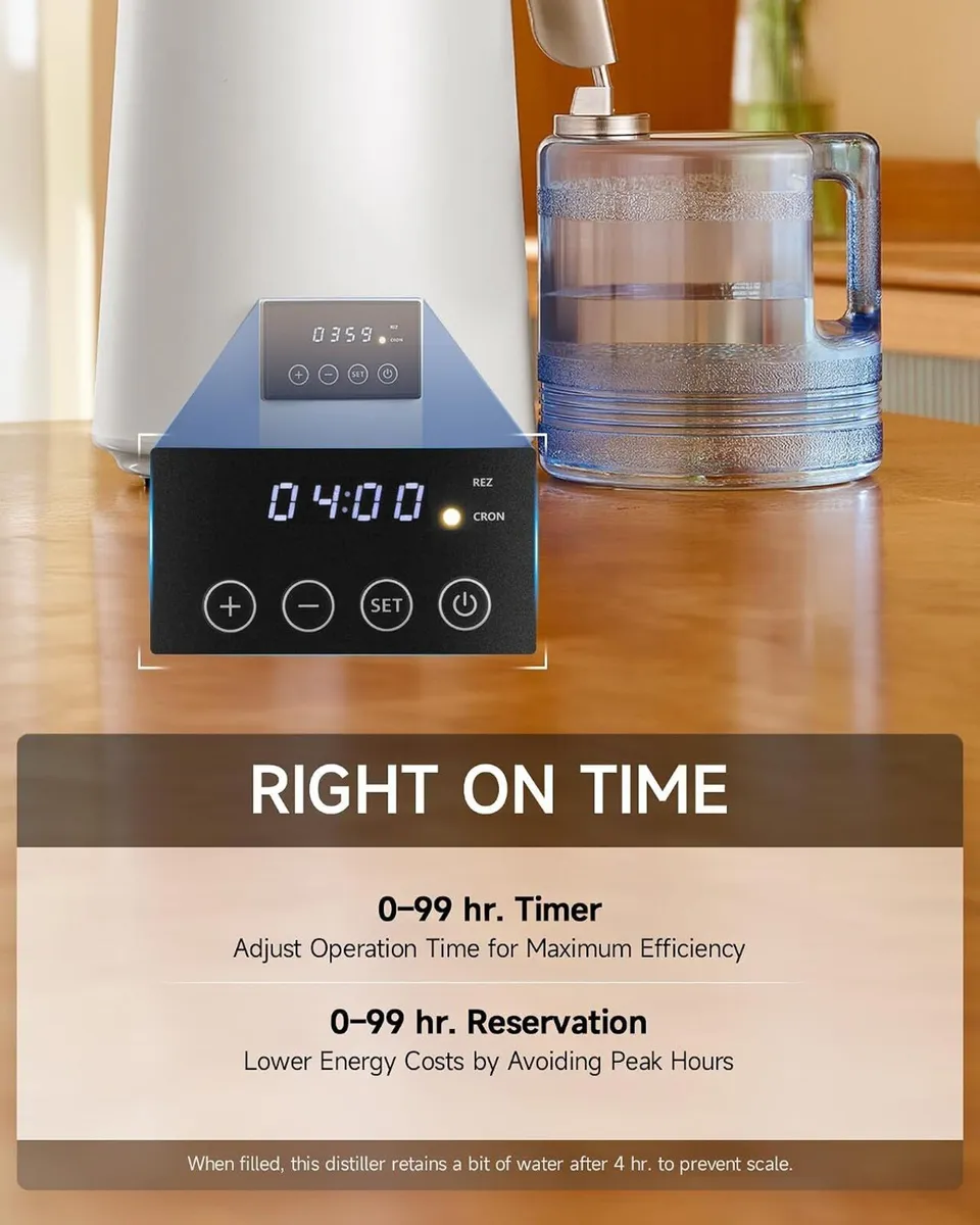 4L Water Distiller with Reservation Auto-Off 750W - Image 3