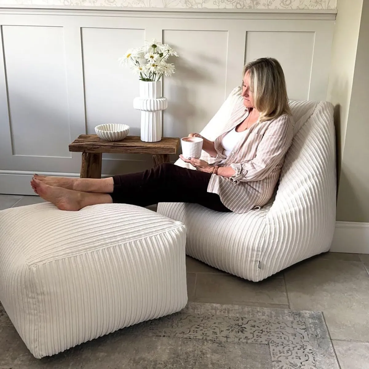 Rucomfy Adult Large Armchair Beanbag Soft - Image 2