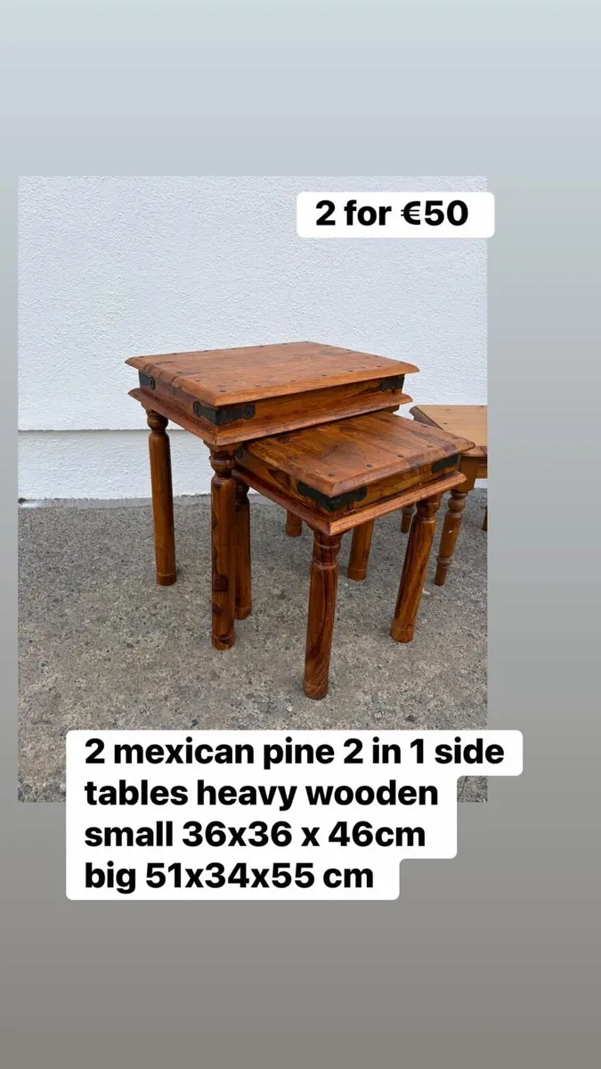 nest of tables / side tables / coffee tables - Image 3