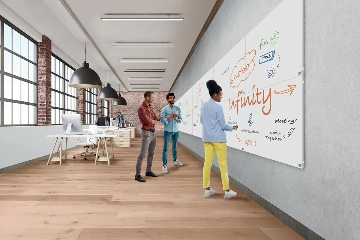Infinity Frameless Magnetic Whiteboard 900 X - Image 2