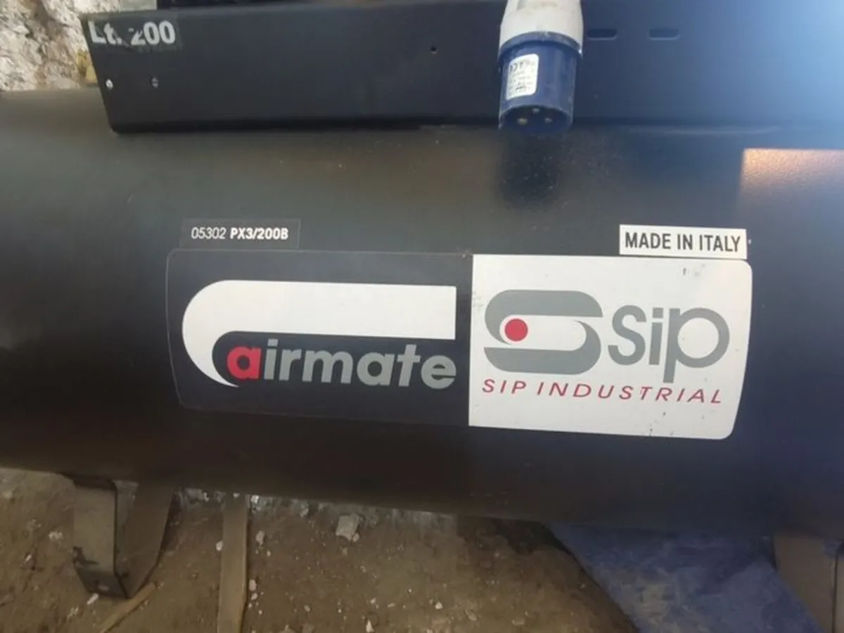 SIP Airmate PX3/200B 200L Belt Drive Compressor - Image 2