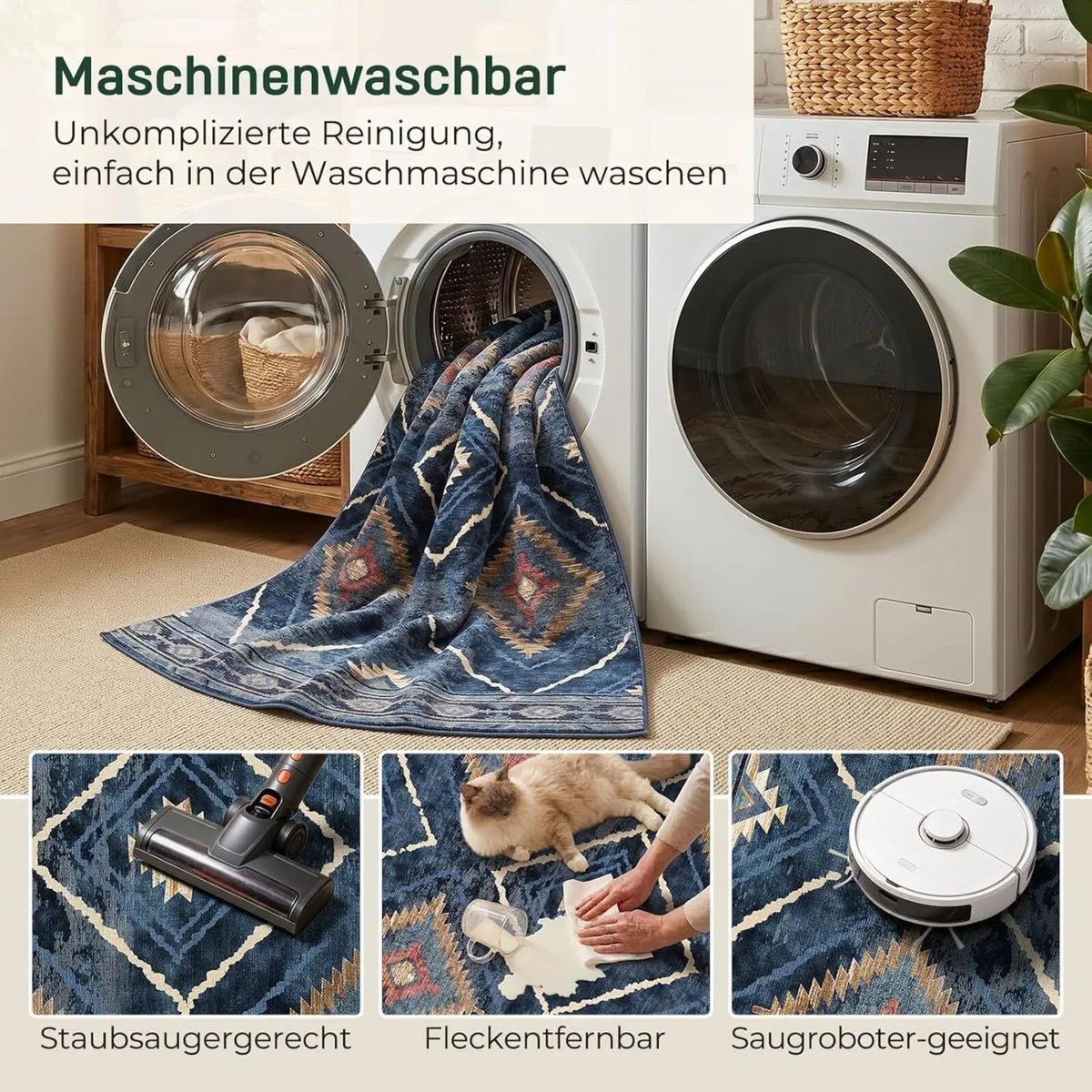 Living Room Rug Washable - Image 3