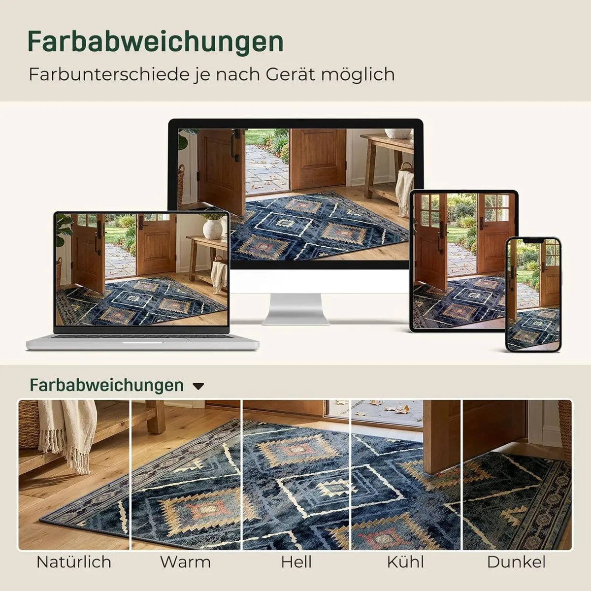 Living Room Rug Washable - Image 4