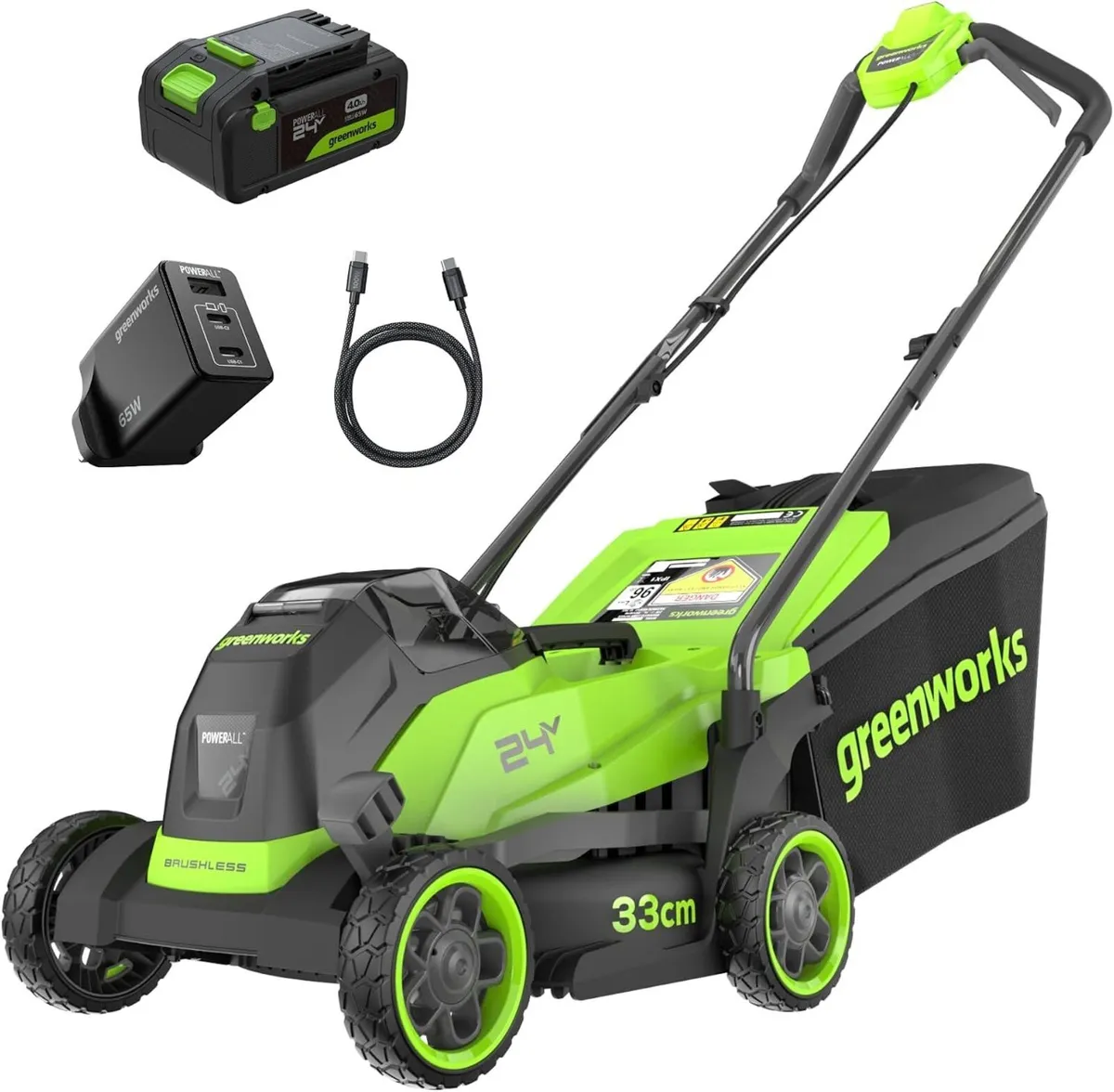 24V Cordless Lawnmower with Brushless Motor - Image 1
