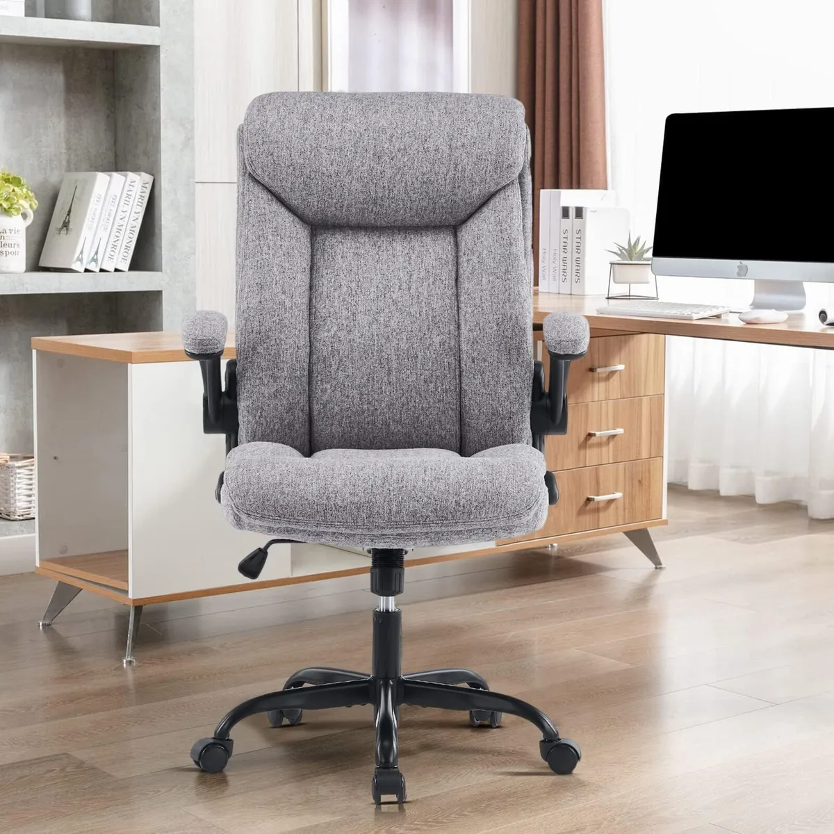 Office Chairs for Home Ergonomic Fabric Desk Chair - Image 2
