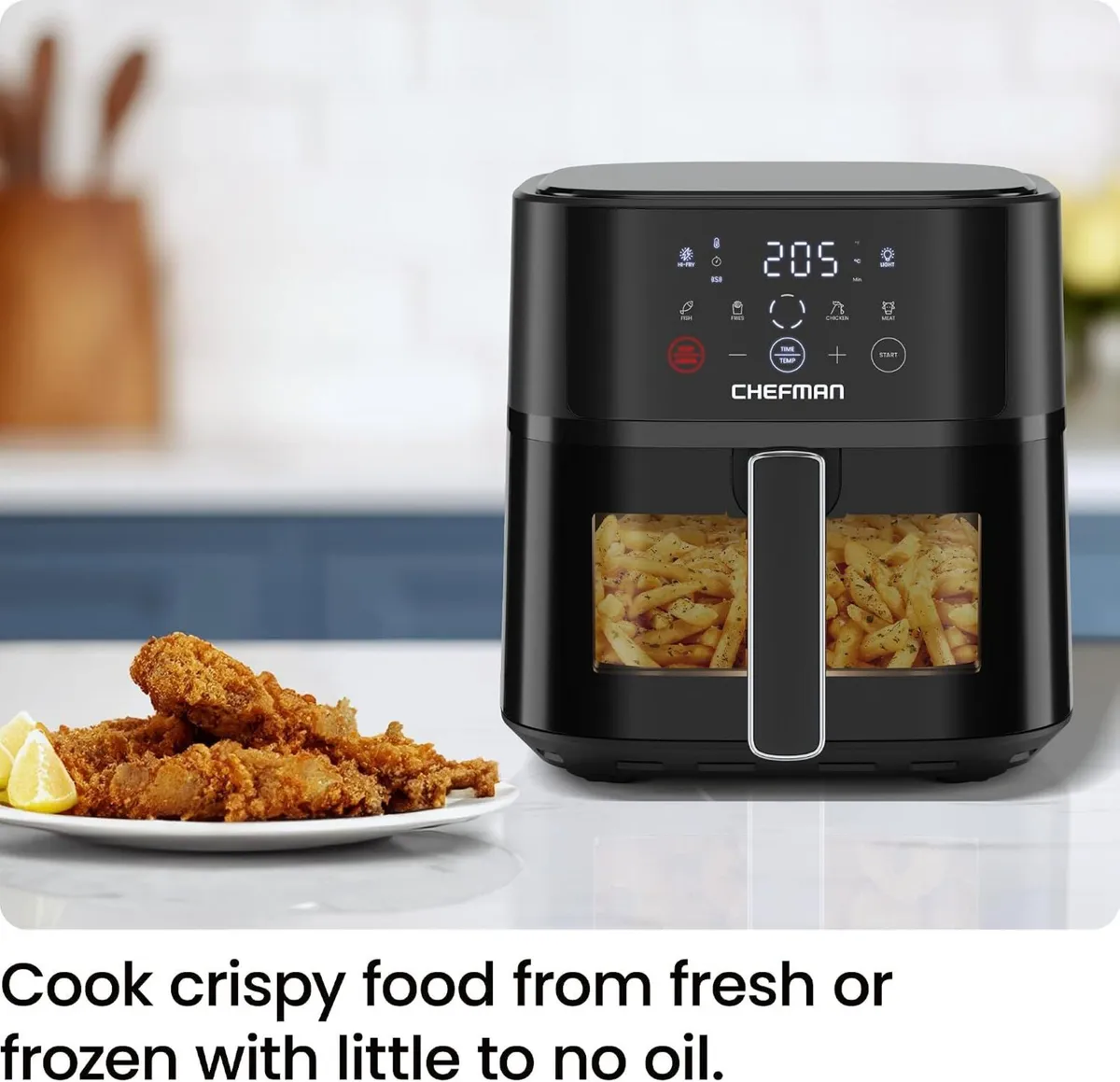 Compact Air Fryer 5.7L 4 Presets Hi-Fry Technology - Image 2