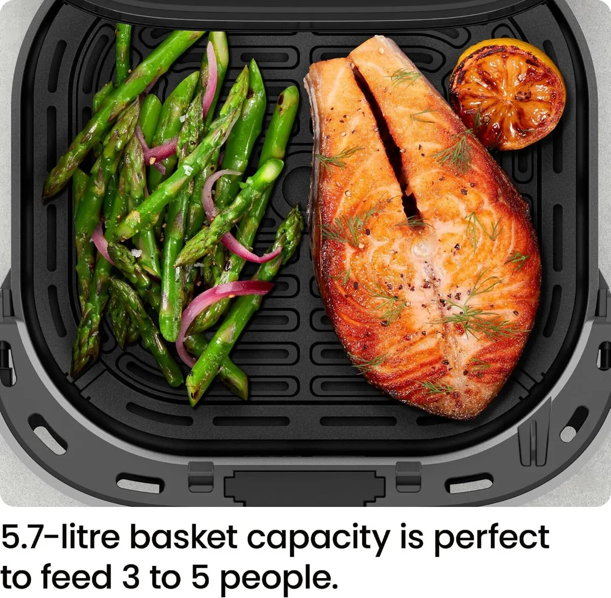 Compact Air Fryer 5.7L 4 Presets Hi-Fry Technology - Image 3