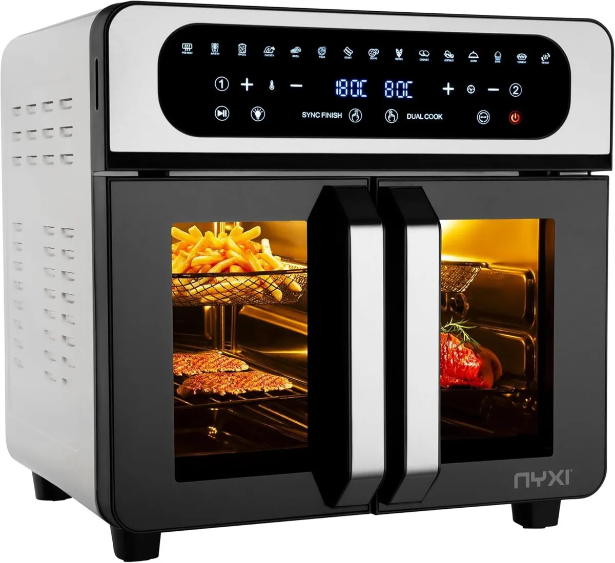 20L Air Fryer Oven with Dual French Glass - Image 1