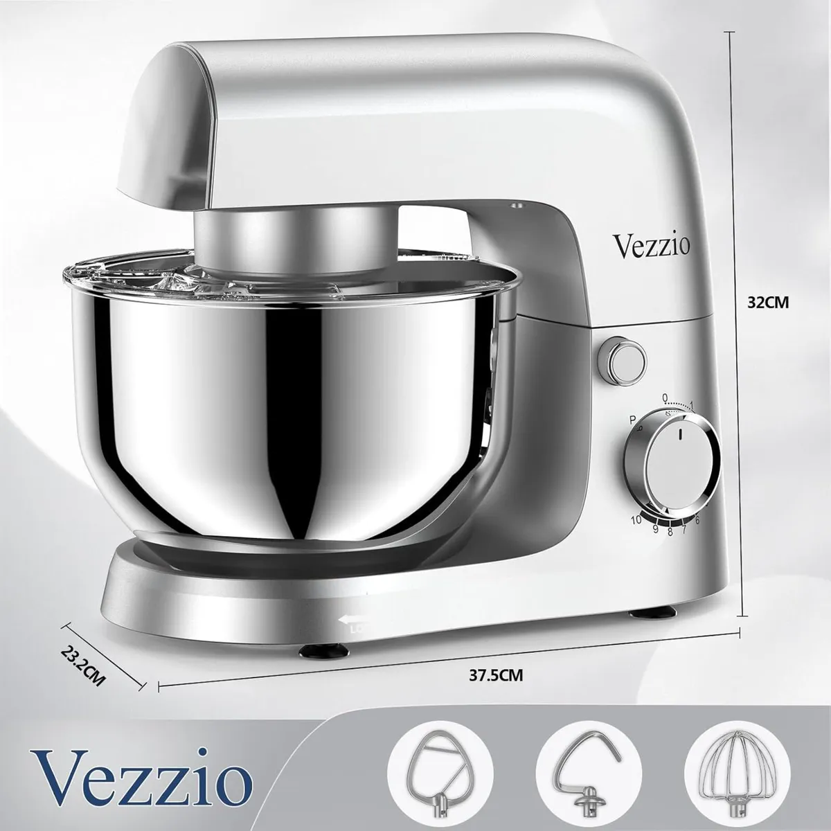 Small Stand Mixer 4.5 Litres Food Mixers - Image 2